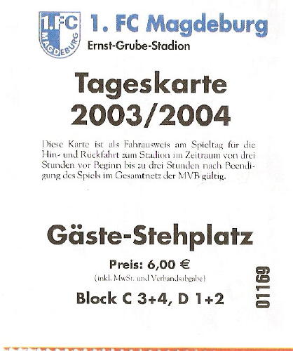 Città Stadi Ultras: FC Magdeburg - FC Carl Zeiss Jena
