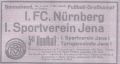 Jena : 1.FC Nürnberg