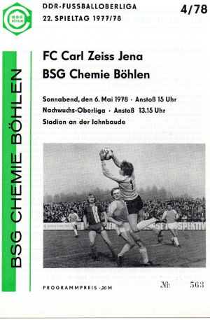 OL 80/81 BSG Stahl Riesa BSG Chemie Böhlen 
