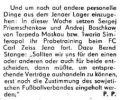 Ausschnitt aus der Fuwo vom 06. März 1990 mit Spekulationen zur Verpflichtung von ausländischen Spielern beim FC Carl Zeiss Jena.