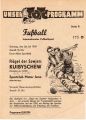 Juli 1959 - Titelseite des Programmheftes gegen Flügel Kuibyschew