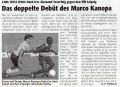 Im Juni im Kicker - Talent Mario Kanopa