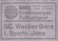 Jena : Wacker Gera